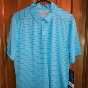 Oakley Polo, Men’s, Large, Turquoise.